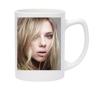 Scarlett Johansson 14oz White Statesman Mug