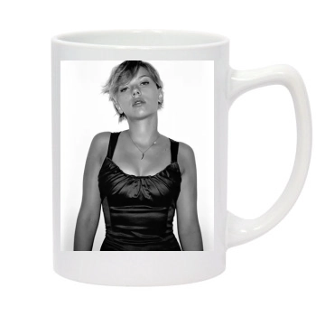 Scarlett Johansson 14oz White Statesman Mug