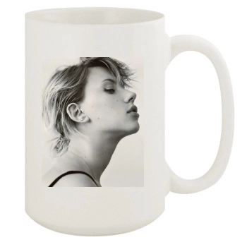 Scarlett Johansson 15oz White Mug