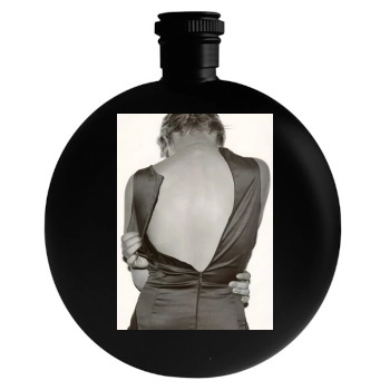 Scarlett Johansson Round Flask