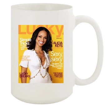 Alicia Keys 15oz White Mug