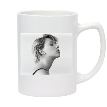 Scarlett Johansson 14oz White Statesman Mug