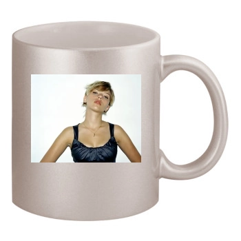 Scarlett Johansson 11oz Metallic Silver Mug