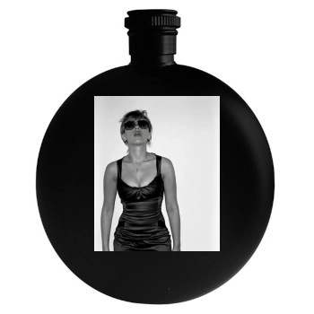 Scarlett Johansson Round Flask