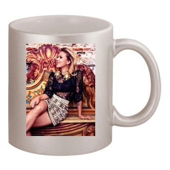 Scarlett Johansson 11oz Metallic Silver Mug