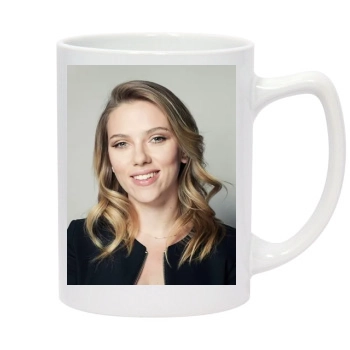 Scarlett Johansson 14oz White Statesman Mug