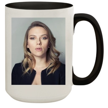 Scarlett Johansson 15oz Colored Inner & Handle Mug