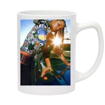 Alicia Keys 14oz White Statesman Mug