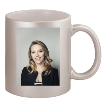 Scarlett Johansson 11oz Metallic Silver Mug