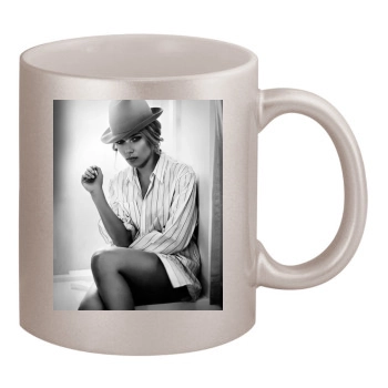 Scarlett Johansson 11oz Metallic Silver Mug