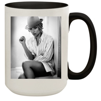 Scarlett Johansson 15oz Colored Inner & Handle Mug