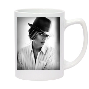 Scarlett Johansson 14oz White Statesman Mug