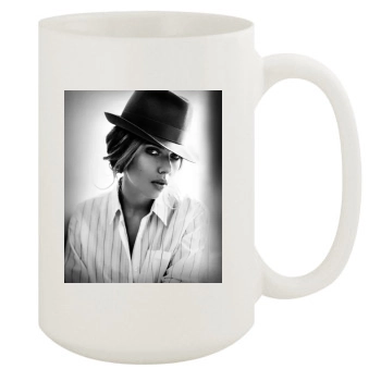 Scarlett Johansson 15oz White Mug