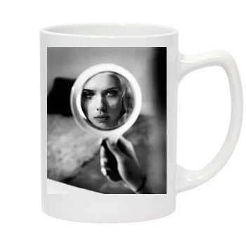 Scarlett Johansson 14oz White Statesman Mug