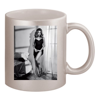 Scarlett Johansson 11oz Metallic Silver Mug