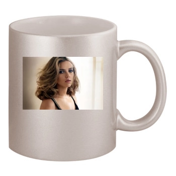 Scarlett Johansson 11oz Metallic Silver Mug