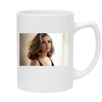 Scarlett Johansson 14oz White Statesman Mug