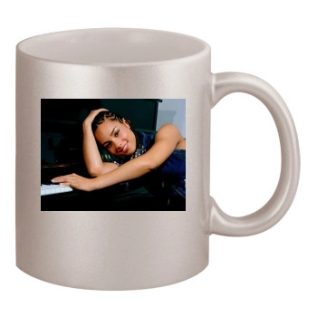 Alicia Keys 11oz Metallic Silver Mug