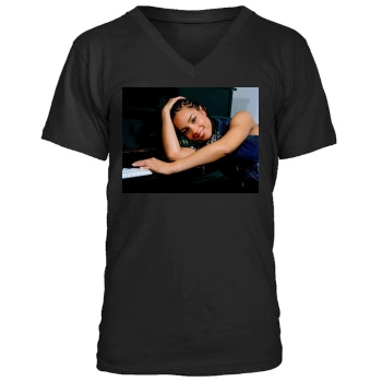 Alicia Keys Men's V-Neck T-Shirt