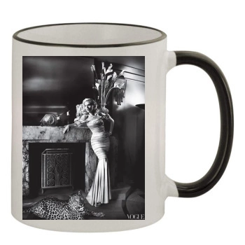 Scarlett Johansson 11oz Colored Rim & Handle Mug