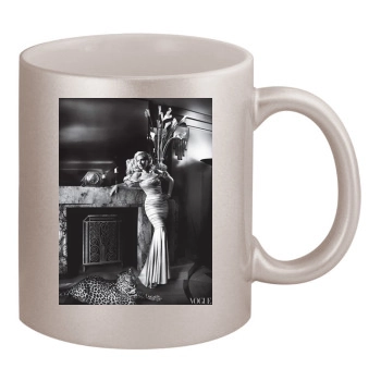 Scarlett Johansson 11oz Metallic Silver Mug