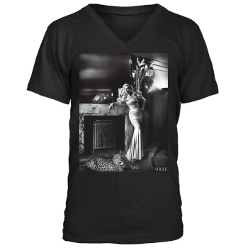 Scarlett Johansson Men's V-Neck T-Shirt