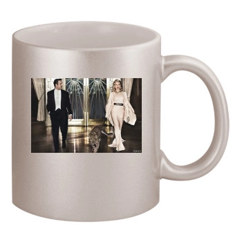 Scarlett Johansson 11oz Metallic Silver Mug