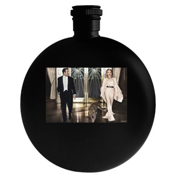 Scarlett Johansson Round Flask