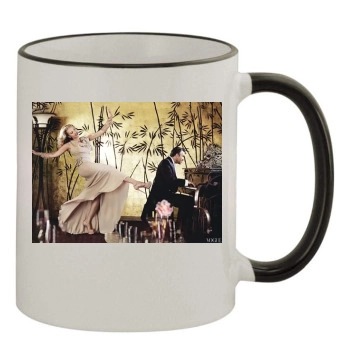 Scarlett Johansson 11oz Colored Rim & Handle Mug