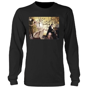 Scarlett Johansson Men's Heavy Long Sleeve TShirt