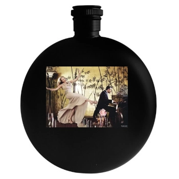 Scarlett Johansson Round Flask