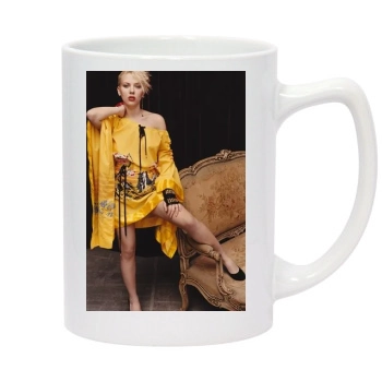 Scarlett Johansson 14oz White Statesman Mug