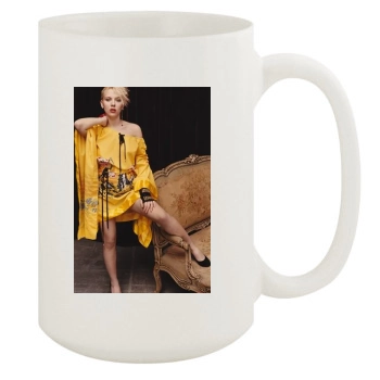 Scarlett Johansson 15oz White Mug