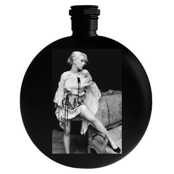 Scarlett Johansson Round Flask