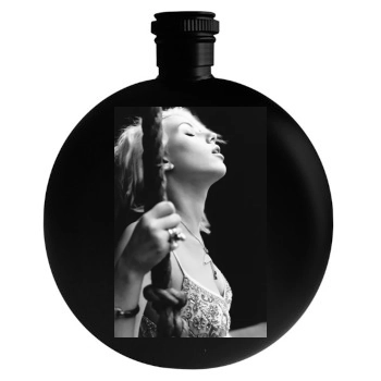 Scarlett Johansson Round Flask