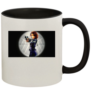 Scarlett Johansson 11oz Colored Inner & Handle Mug