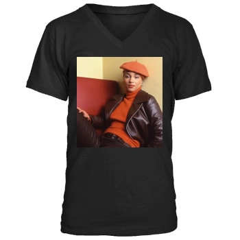 Alicia Keys Men's V-Neck T-Shirt