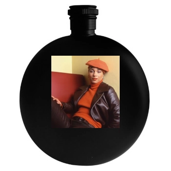 Alicia Keys Round Flask