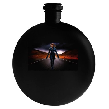 Scarlett Johansson Round Flask