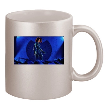 Scarlett Johansson 11oz Metallic Silver Mug