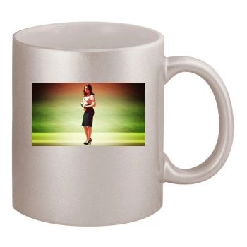 Scarlett Johansson 11oz Metallic Silver Mug