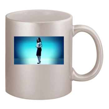 Scarlett Johansson 11oz Metallic Silver Mug