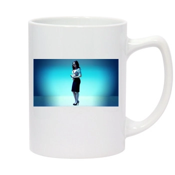 Scarlett Johansson 14oz White Statesman Mug