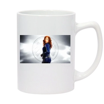 Scarlett Johansson 14oz White Statesman Mug