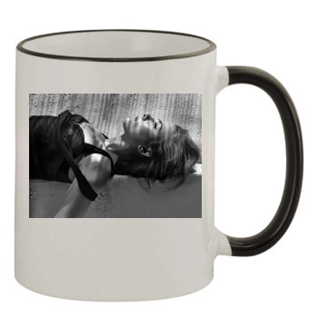 Scarlett Johansson 11oz Colored Rim & Handle Mug