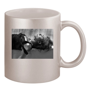 Scarlett Johansson 11oz Metallic Silver Mug