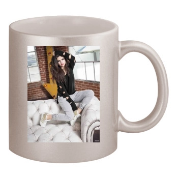 Selena Gomez 11oz Metallic Silver Mug