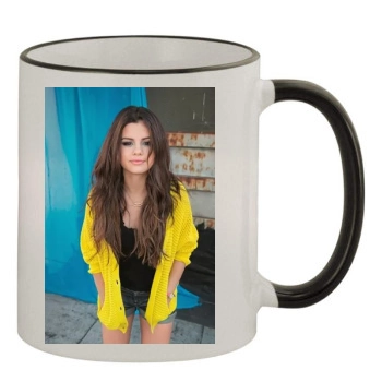 Selena Gomez 11oz Colored Rim & Handle Mug