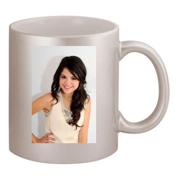 Selena Gomez 11oz Metallic Silver Mug