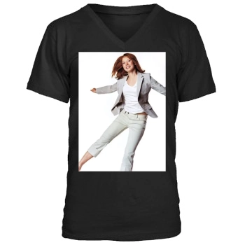 Alicia Witt Men's V-Neck T-Shirt